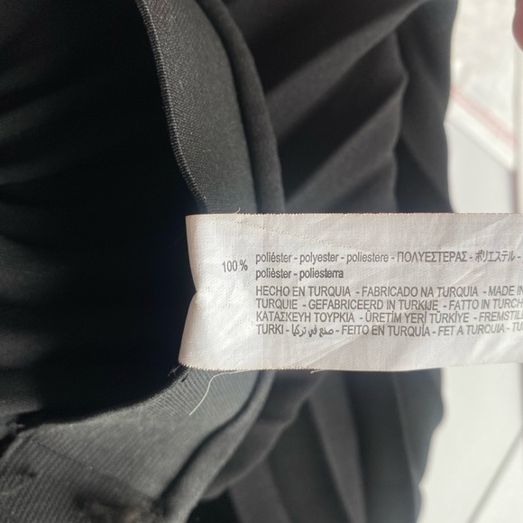 Zara Women Finely pleated palazzo trousers 9479/277/800 Medium Black - Picture 9 of 9